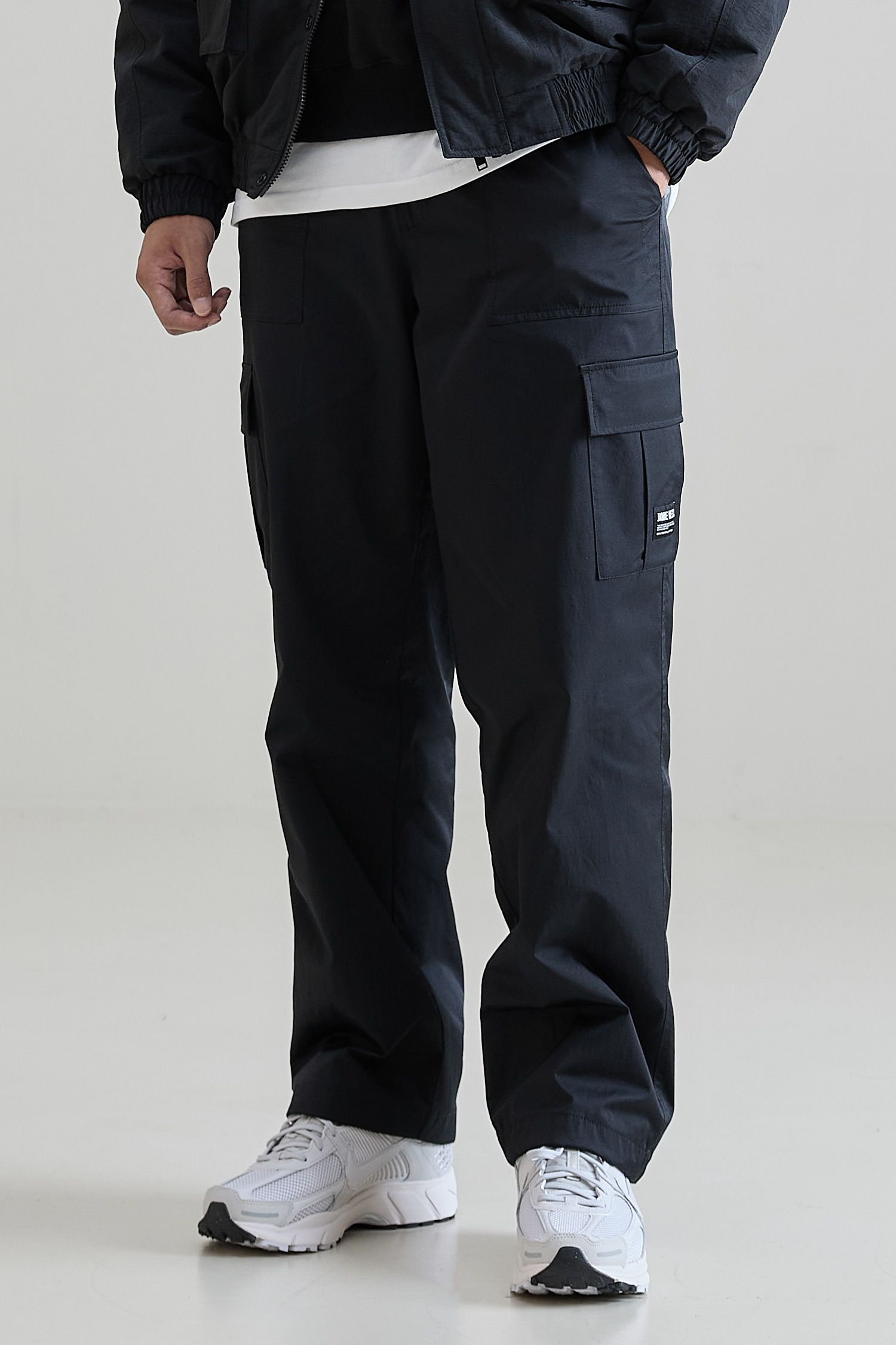 MUSINSA | JAMIE WEST Nylon Purtig Cargo Pants (Black)