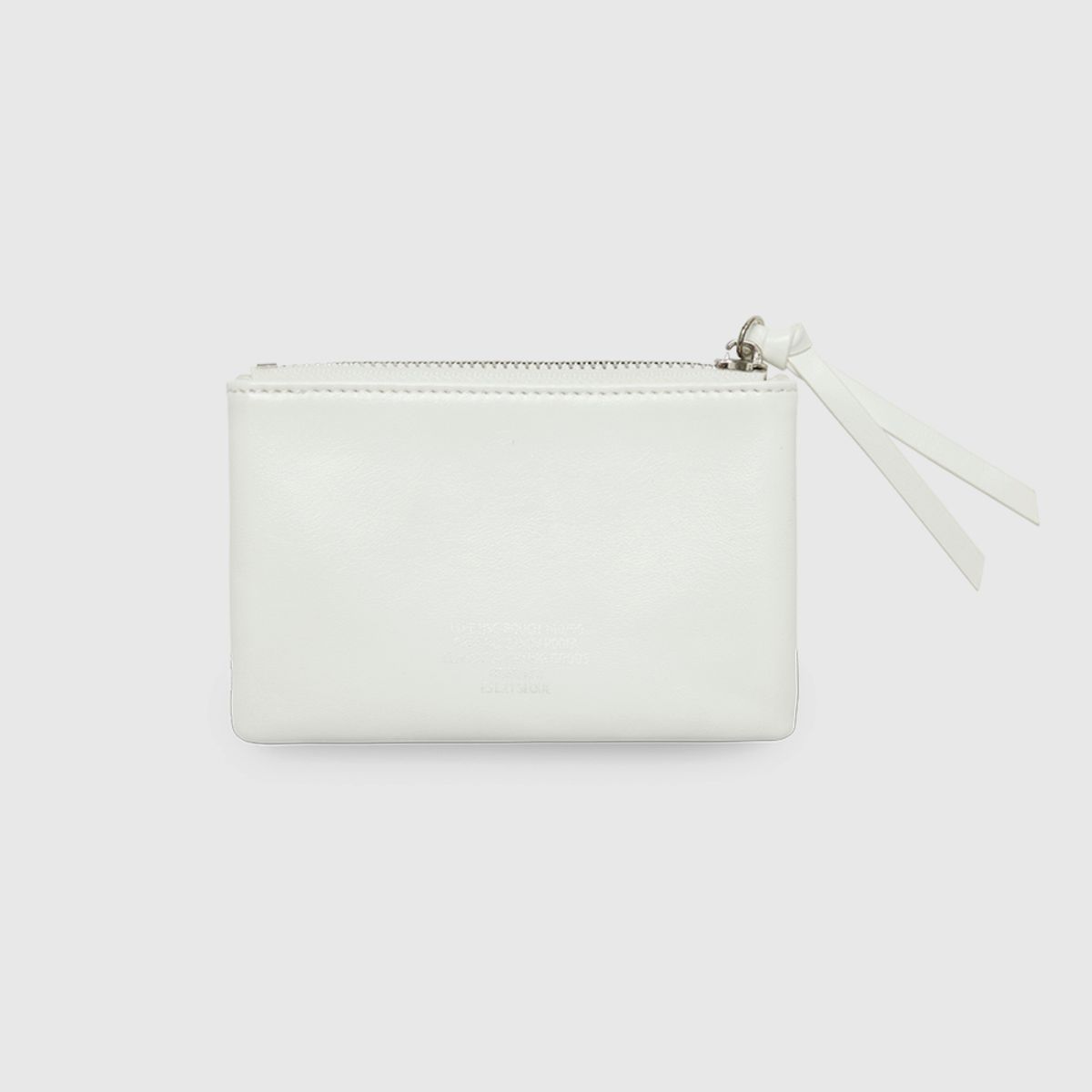 홈보이스포츠클럽(HOMEBOI SPORT CLUB) pouch wallet(소가죽파우치월렛) - 화이트