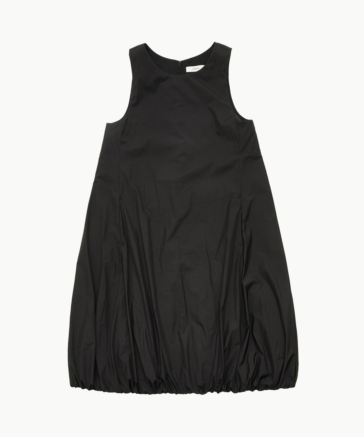 아모멘토(AMOMENTO) VOLUME SLEEVELESS DRESS_BLACK