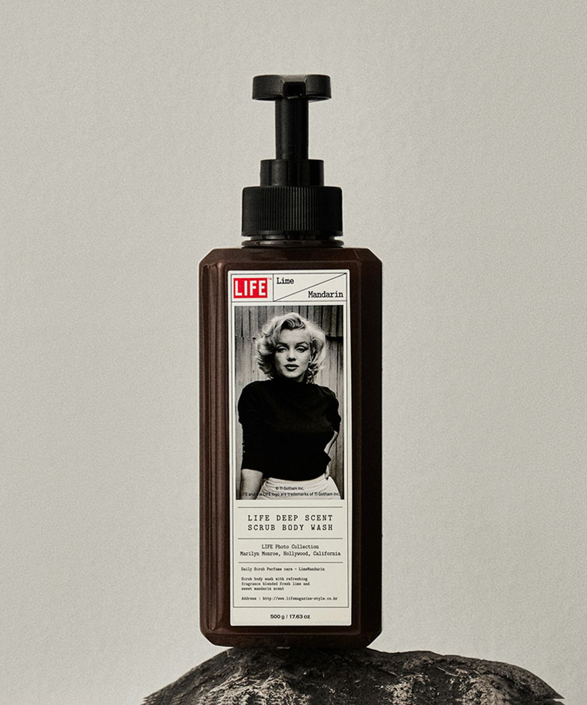 라이프(LIFE) USA 딥센트 스크럽 바디워시 라임만다린 Marilyn Monroe 500ml