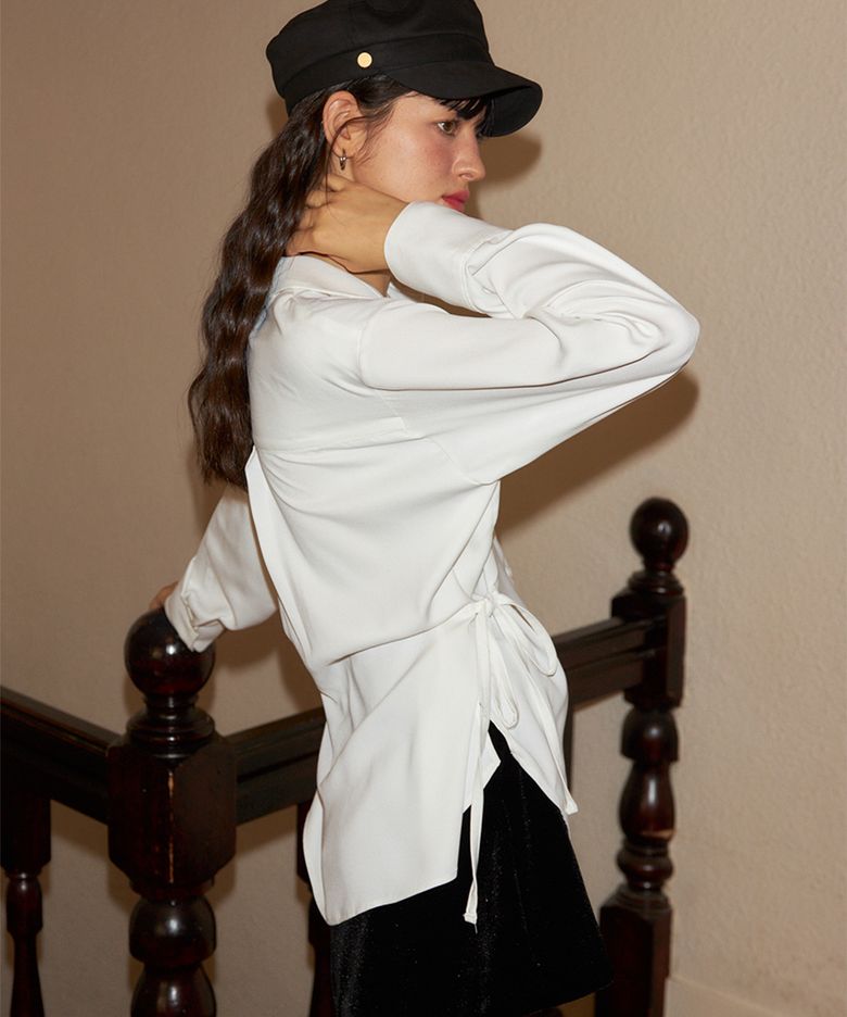 Silky Loose Fit Shirt_ 2 Colors