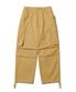 PLEATED CARGO PANTS (CT) / MUSTARD