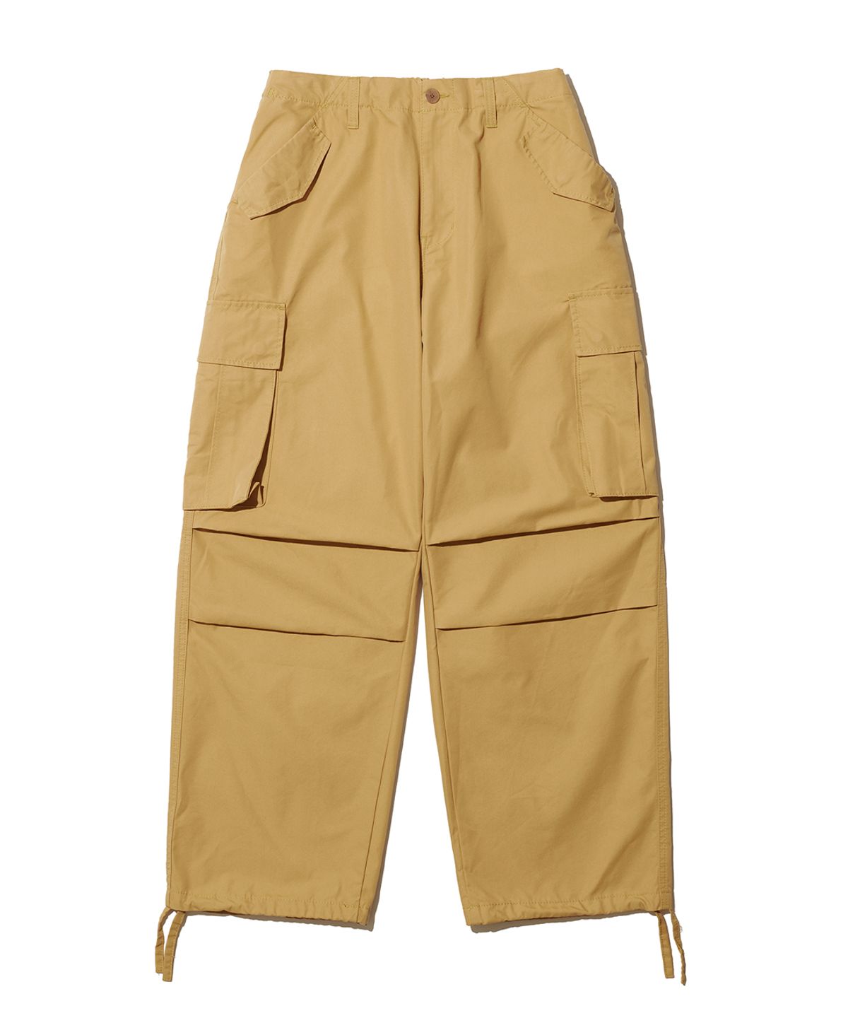 빅유니온(BIG UNION) PLEATED CARGO PANTS (CT) / MUSTARD
