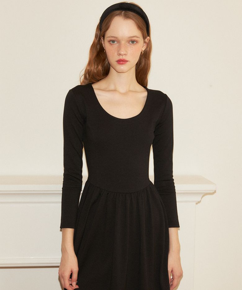 Basic Ballet Core Dress_ Black