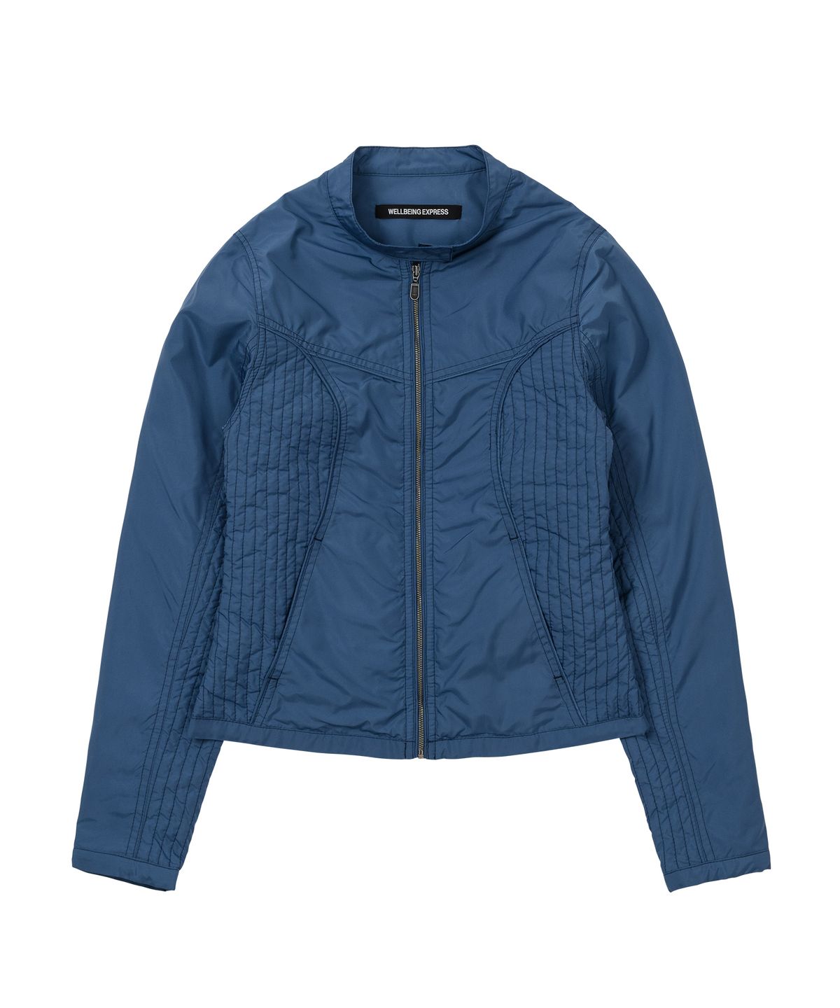 웰빙익스프레스(WELLBEING EXPRESS) Quilted Jacket Cyan