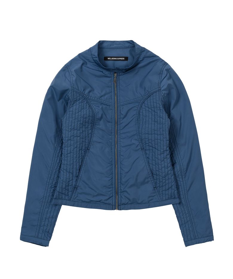 Quilted Jacket Cyan