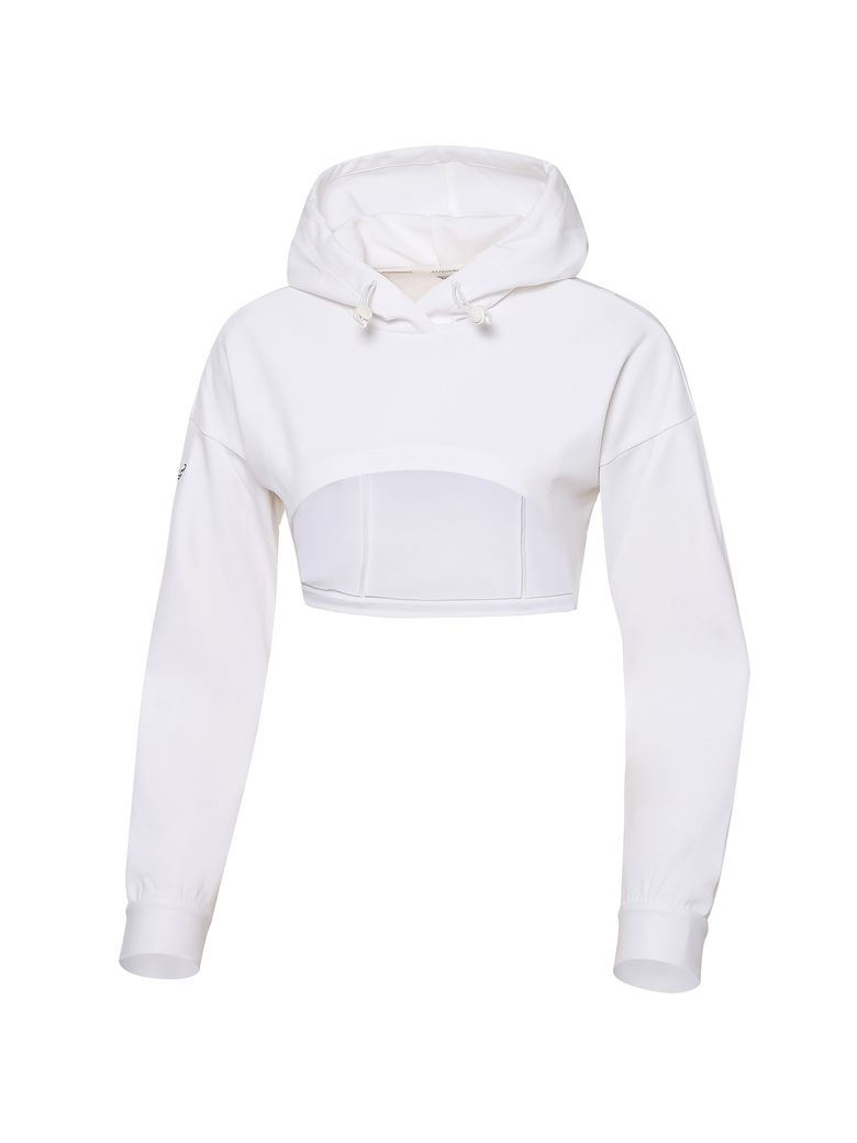 SCROLL (스크롤) β 커버업 후디_Off White