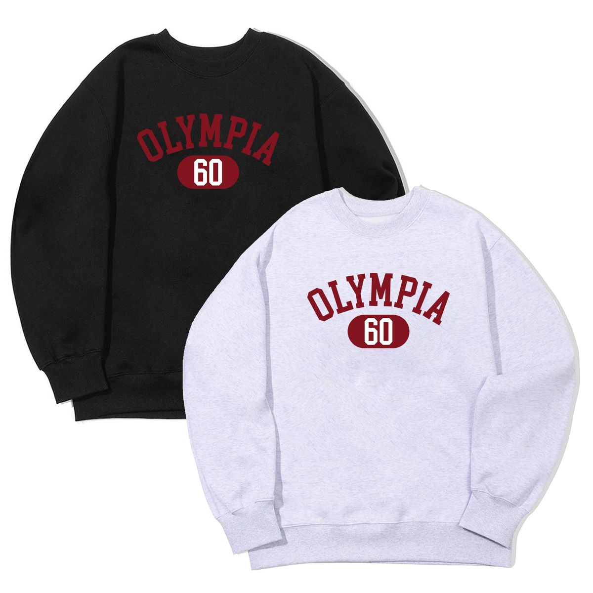 어썸어스(AWESOMEUS) (23FW)OLYMPIA LOGO RED SWEAT SHIRTS_3 COLOR