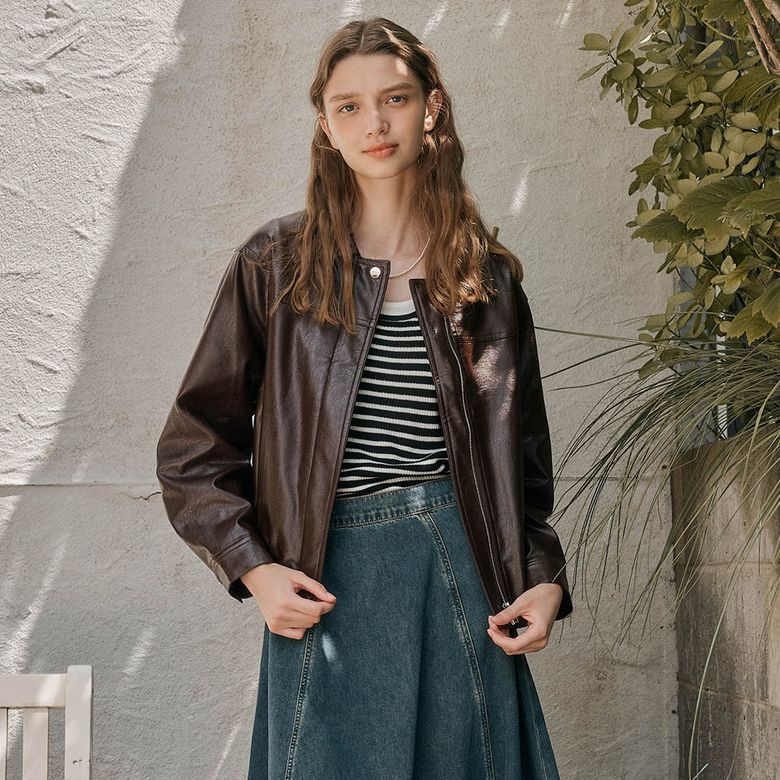 WD_Vintage leather jacket