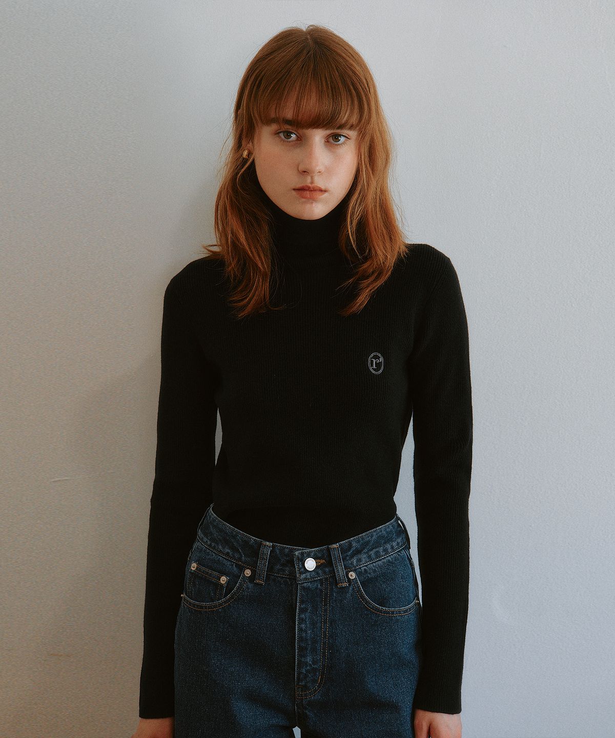로라로라(ROLAROLA) TURTLE NECK PULLOVER BLACK