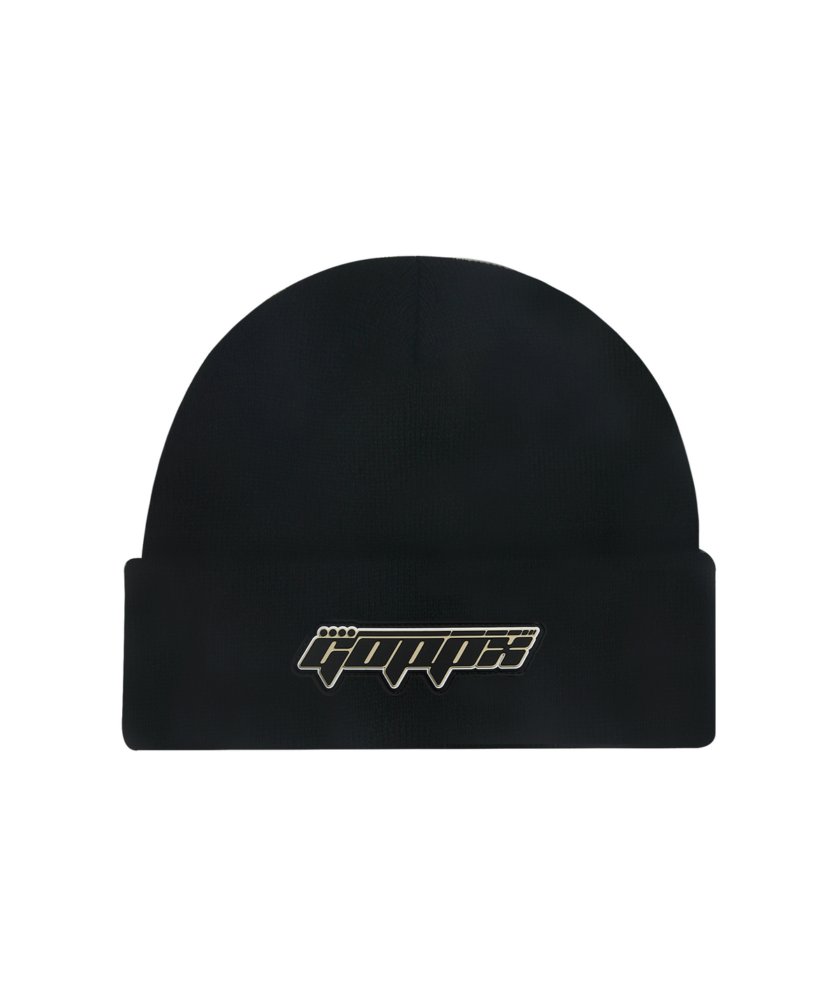 그램 아운스 파운드(GRAM OUNCE POUND) G1 Logo Patch Cuff Beanie_Black