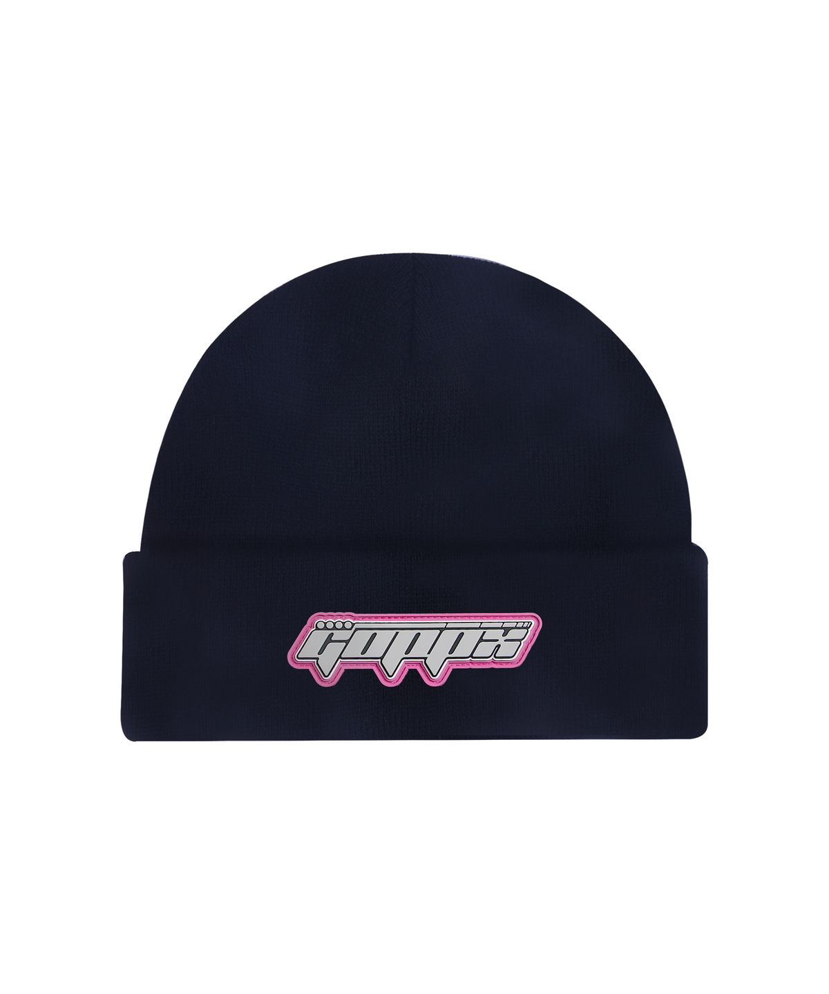 그램 아운스 파운드(GRAM OUNCE POUND) G1 Logo Patch Cuff Beanie_Navy