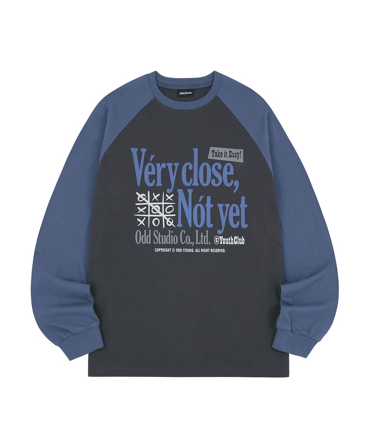【ODDSTUDIO】Very Close Raglan Oversized Fit Long Sleeve Designer fashion, Seoul-fully created | W Concept