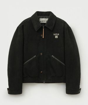 테오 폭스 스웨이드 숏 자켓 파이럿 블랙