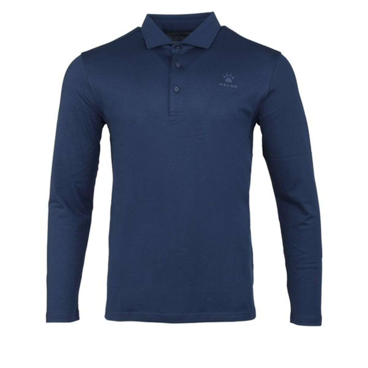 켈미(KELME) 3891571 긴팔 폴로 티셔츠 다크 블루