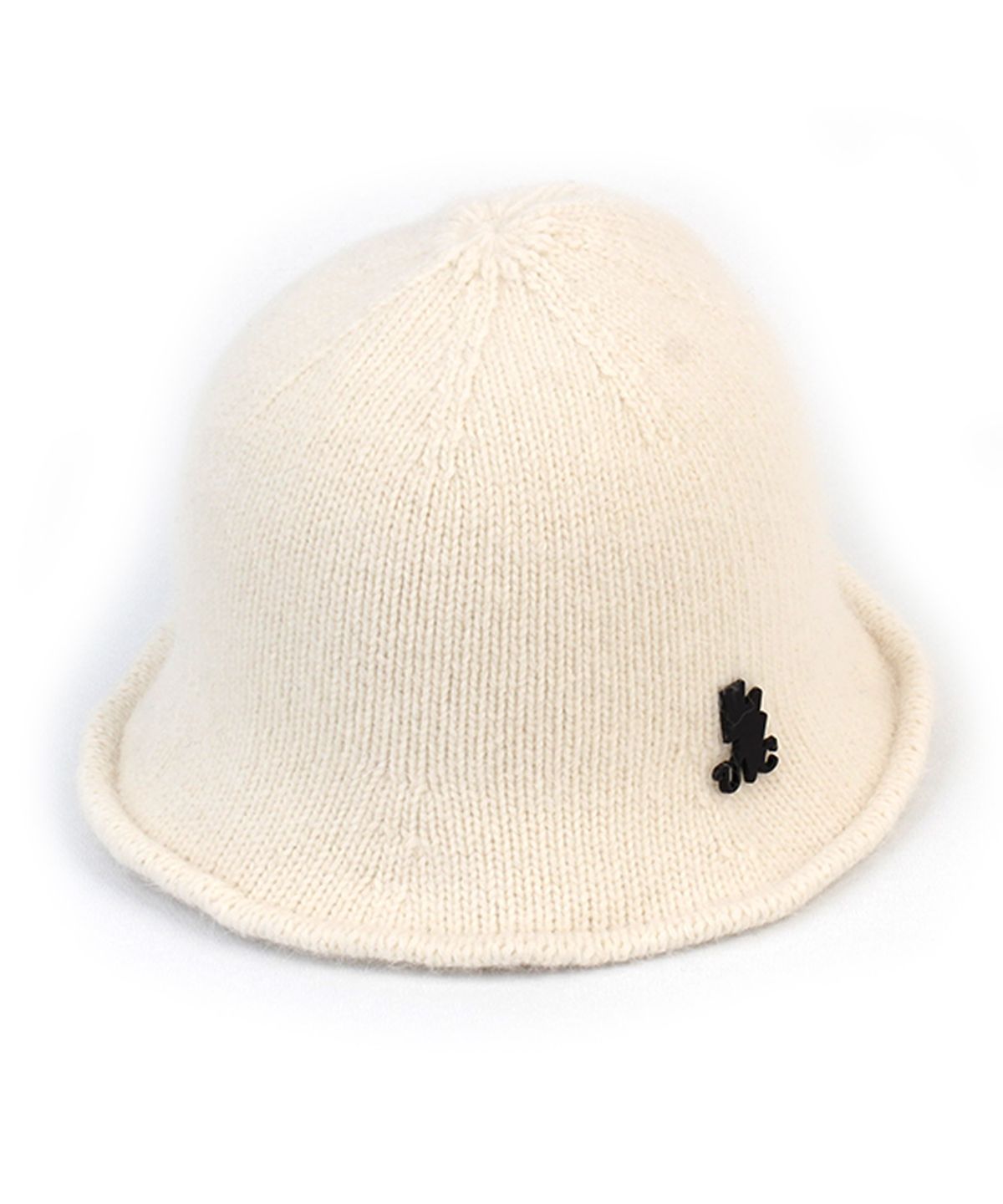 유니버셜 케미스트리(UNIVERSAL CHEMISTRY) Angora Knit Ivory Wire Bucket Hat 앙고라 버킷햇