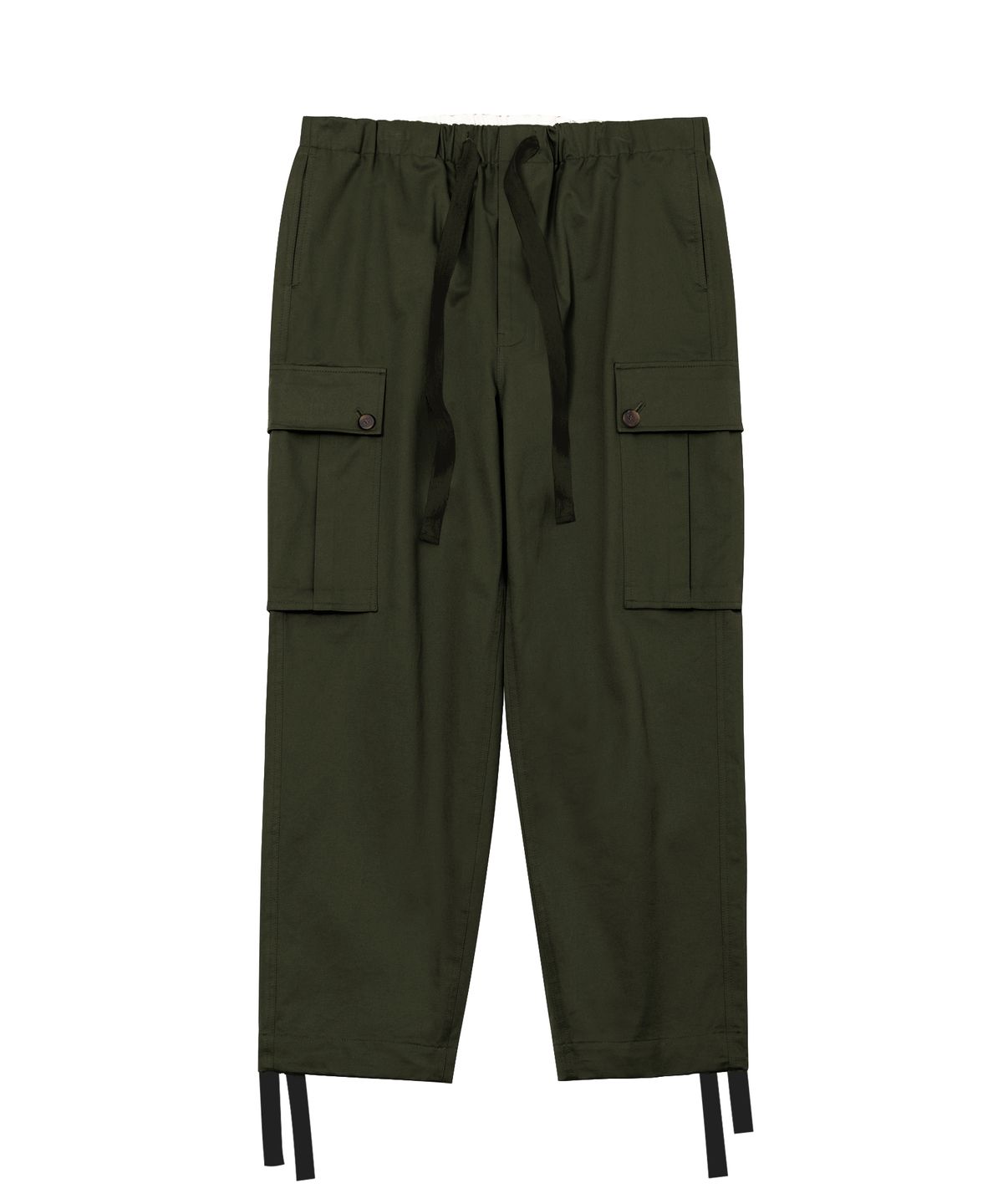 카네이테이(KANEITEI) WIDE CARGO PANTS (OLIVE DRAB)