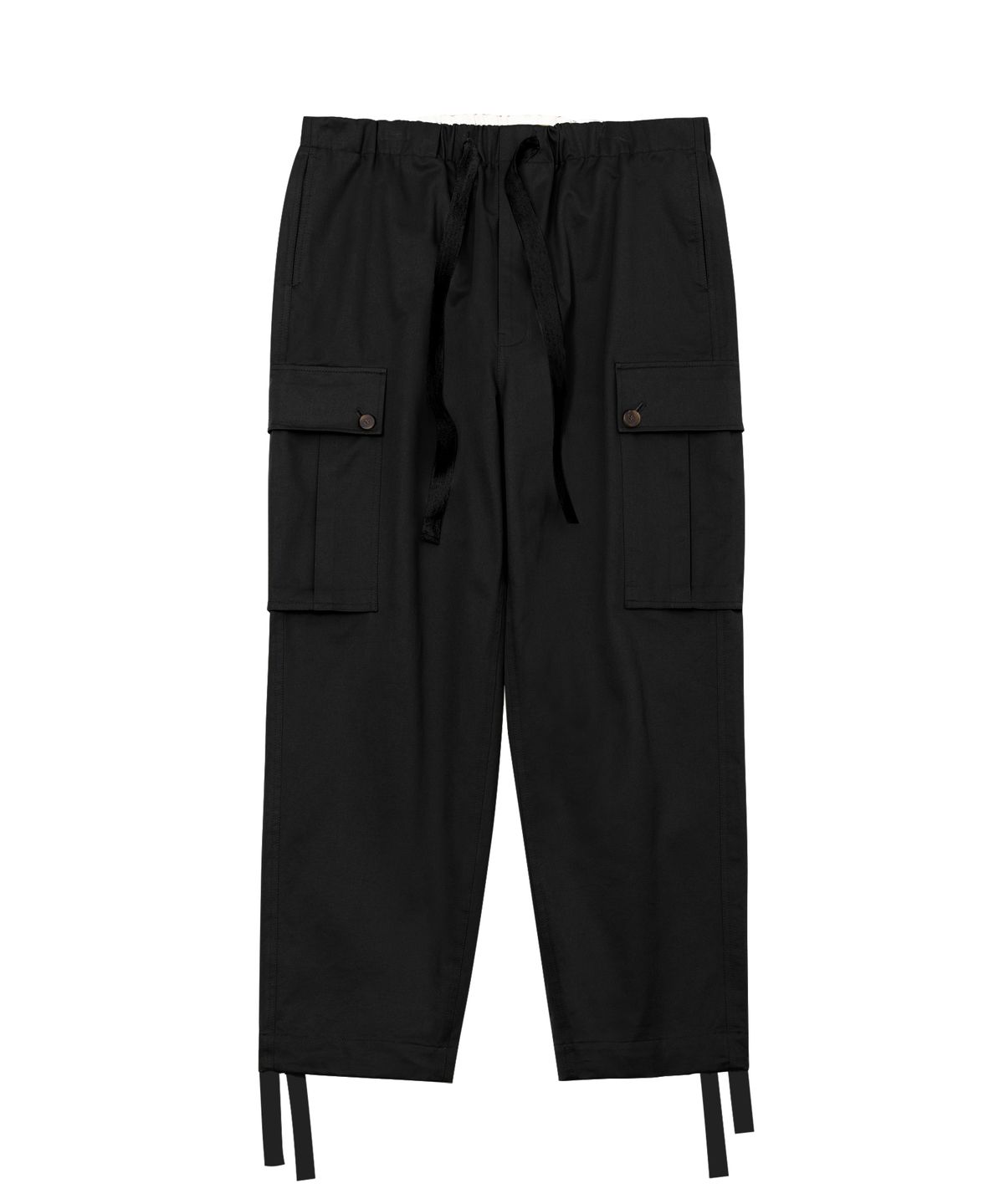 카네이테이(KANEITEI) WIDE CARGO PANTS (BLACK)