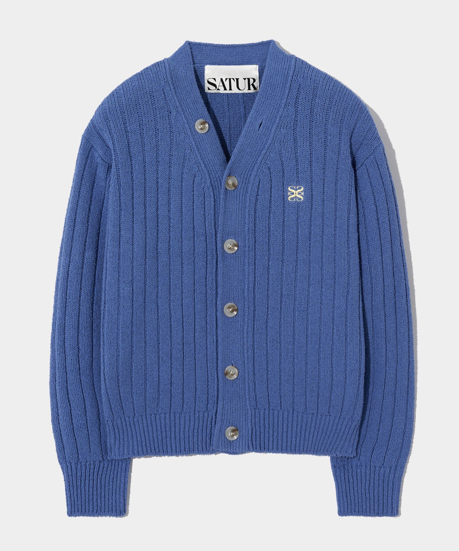 ★ENHYPEN 着用★【SATUR】★Faro Over Size Boucle Cardiga.n★ MUSINSA | SATUR Faro oversized boucle cardigan cerulean blue