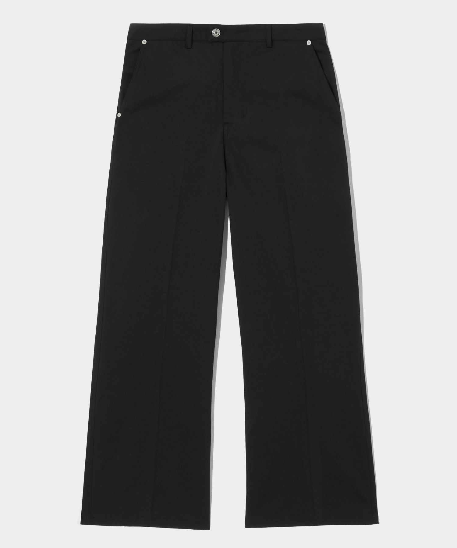 【SATUR】Vinales 2-Tuck Wide Chino Pants - Classic Black Vinales 2-Tuck Wide Chino Pants - Classic Black