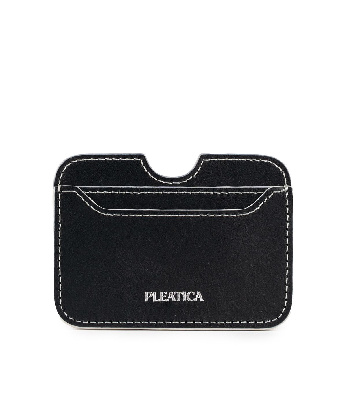 플리티카(PLEATICA) 애코닉 월렛 블랙/ 이태리 베지터블가죽