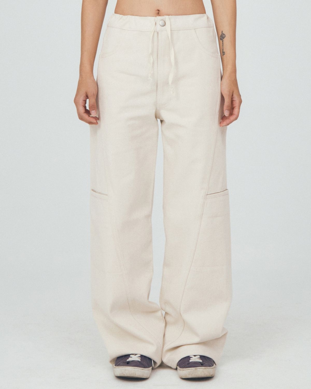 미와이후(MIYHOO) 11 CURVE JEANS ( IVORY )