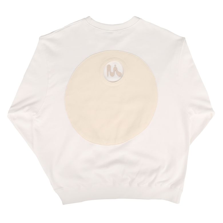 BACK POCKET SWEAT SHIRTS ( IVORY )