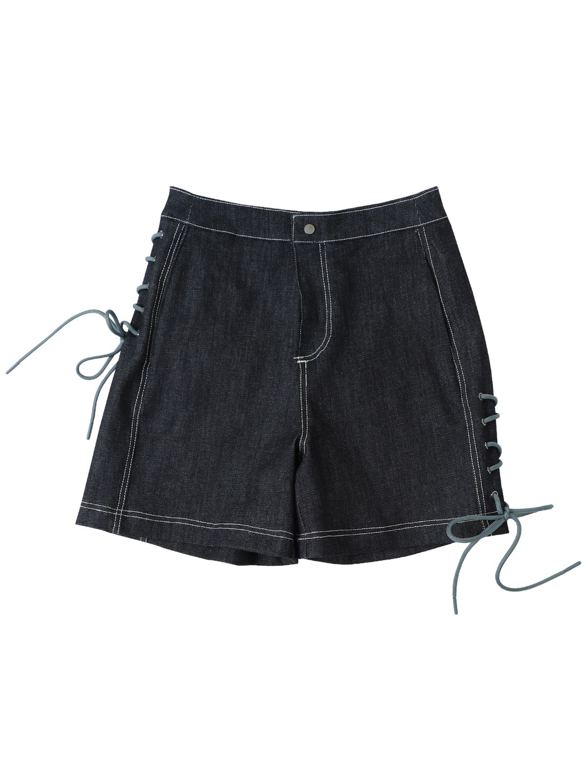 세니크(SENIK) Denim Ribbon Shorts