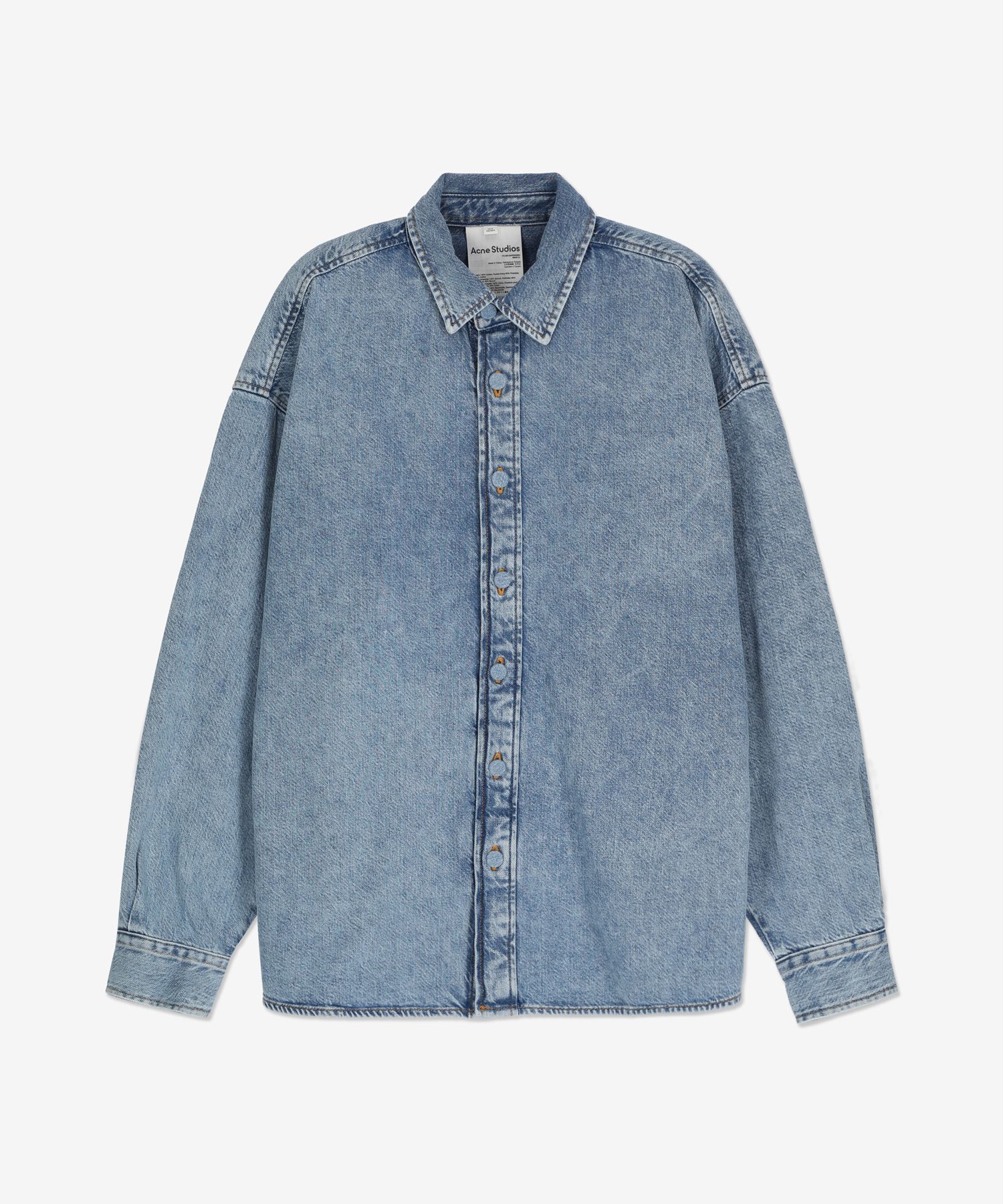 専用　24SS acne studios denim shirt Acne Studios Shirt Denim Relaxed Fit | WAKAKUU