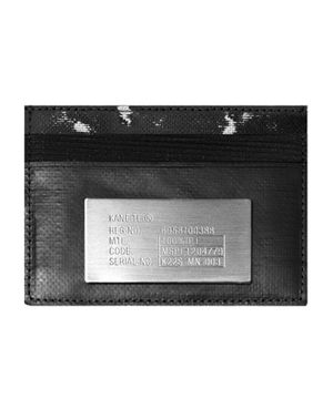 MOSAIC CARD WALLET (BLACK) / UPCYCLED