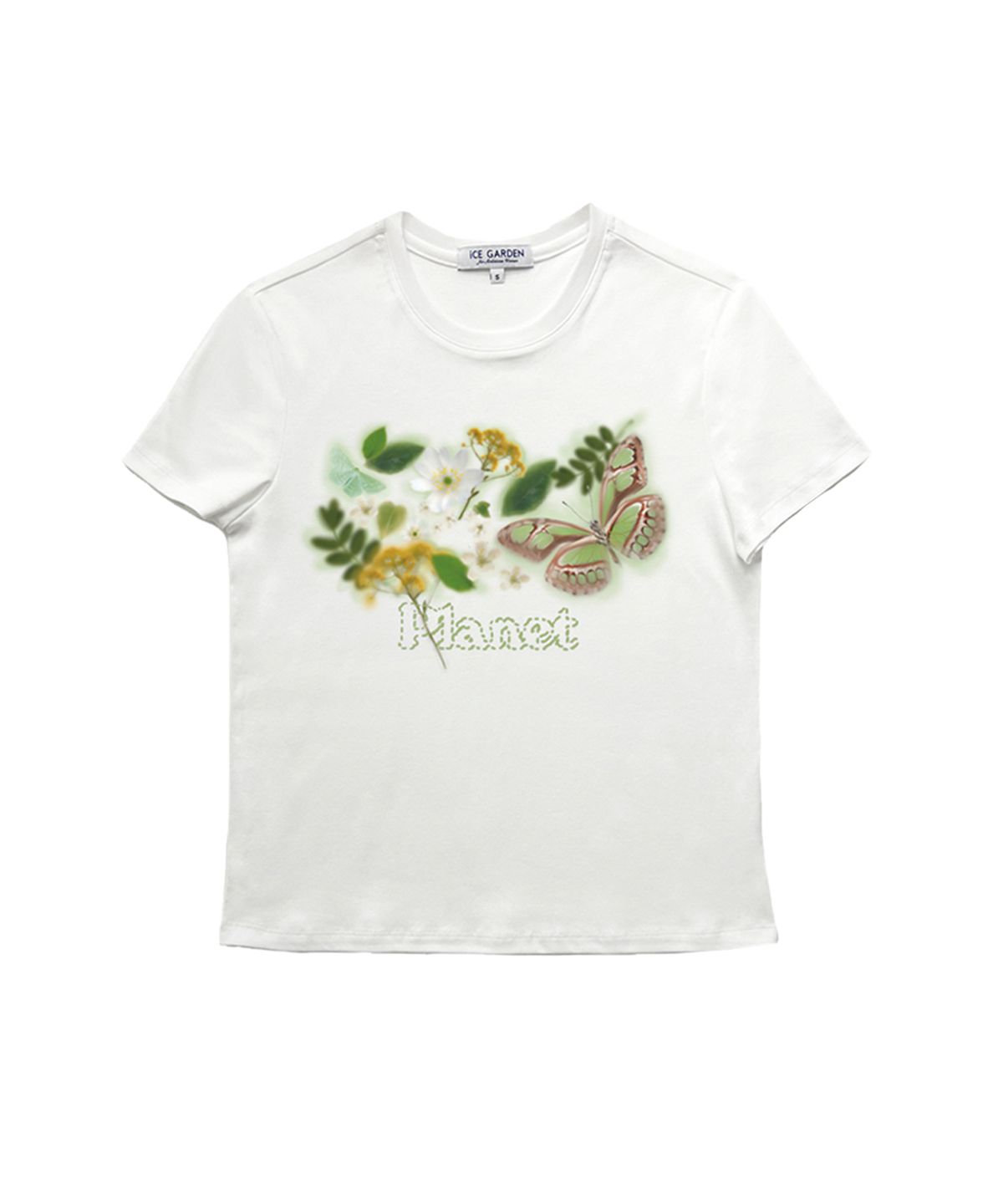 아이스가든에이오공팔(ICE GARDEN A.508) Planet Print T-shirt