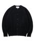 쉐기독 울 100% 라운드 가디건 BLACK