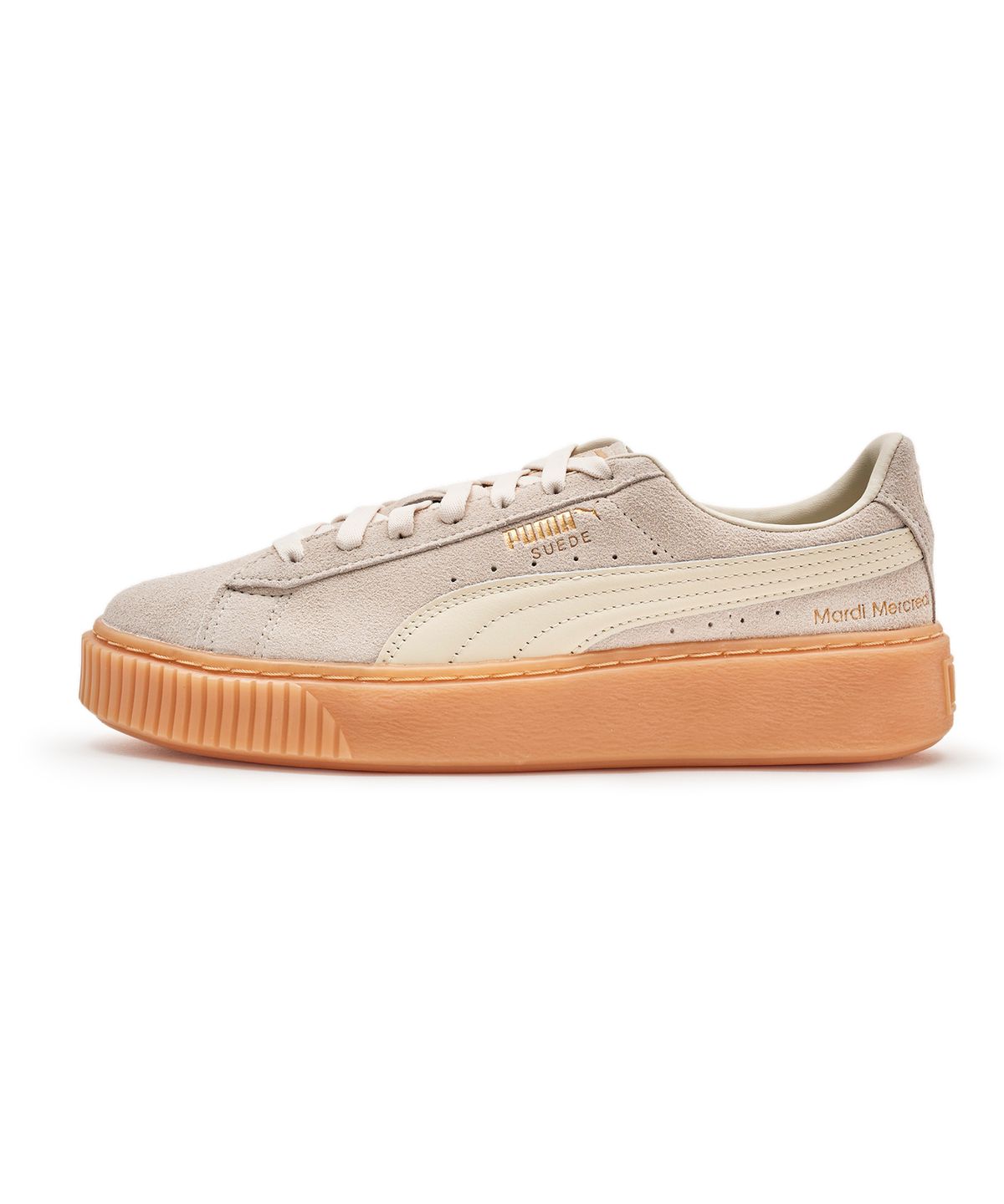 푸마(PUMA) 푸마×마르디 메크르디 스웨이드 플랫폼 - 아이보리 / 396259-01