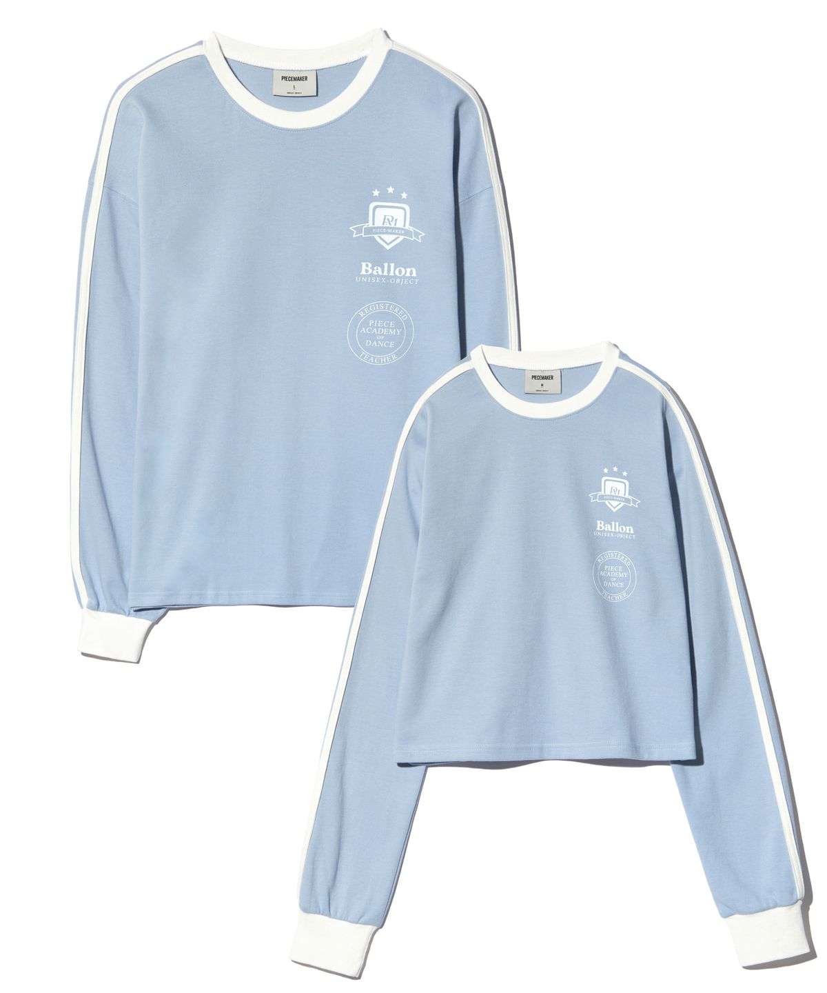 피스메이커(PIECE MAKER) TEAM TRACK JERSEY LS (SKY BLUE) (2TYPE)