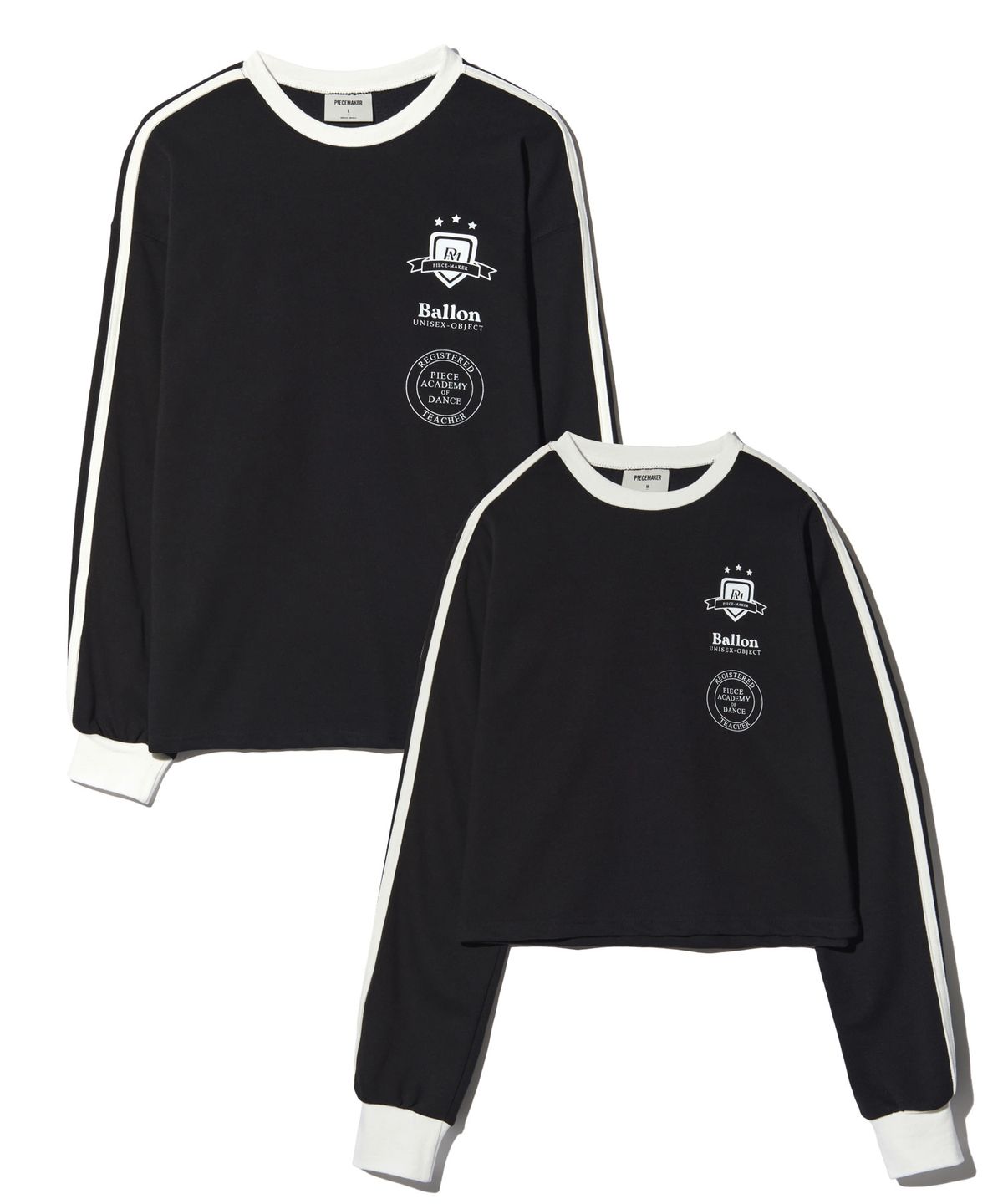 피스메이커(PIECE MAKER) TEAM TRACK JERSEY LS (BLACK) (2TYPE)