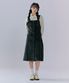 여성 코듀로이 뷔스띠에 원피스-CFRG6171C09