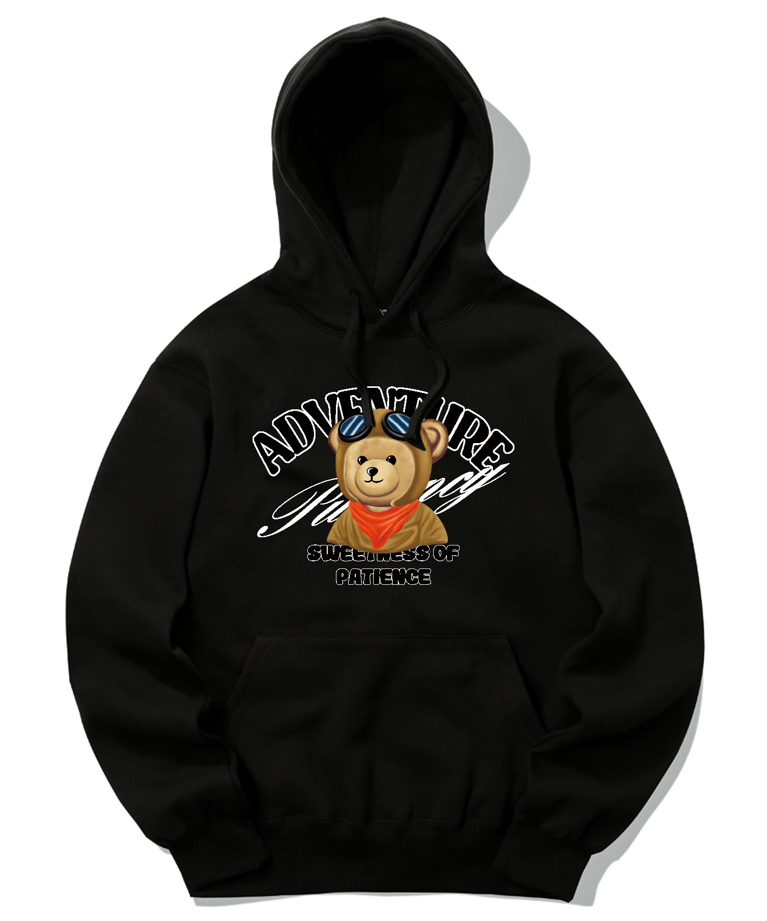 TRIPSHION PILOT BEAR フーディー 9colors MUSINSA | TRIPSHION PILOT BEAR GRAPHIC HOODIE - BLACK