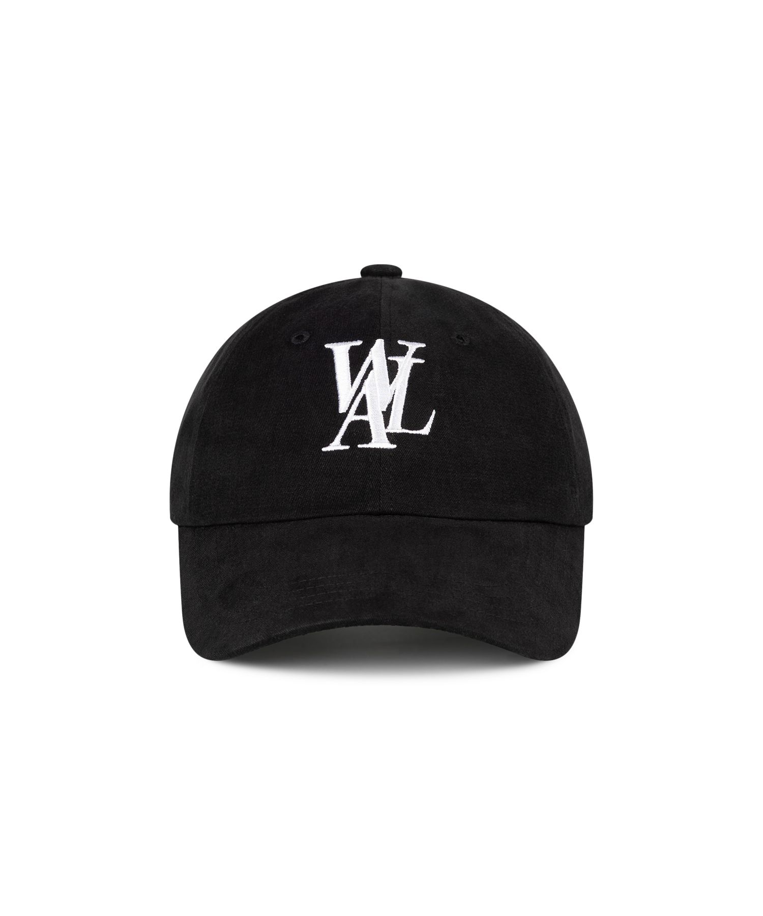 キャップ WOOALONG Signature low ball cap BLACK WL230WCA81UBLK MUSINSA | WOOALONG Signature low ball cap - BLACK