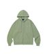 Signature hood zip-up - LIGHT GREEN