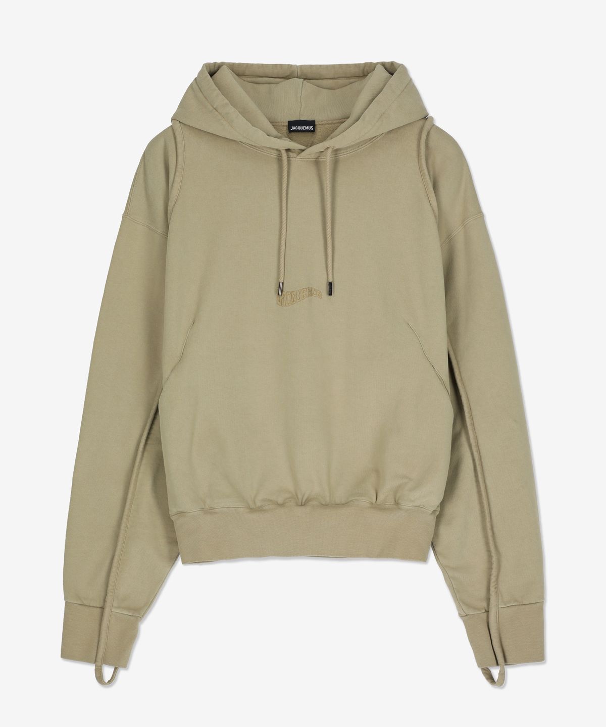 자크뮈스(JACQUEMUS) 오가닉 코튼 후드 - 크림 / 226JS0532087151