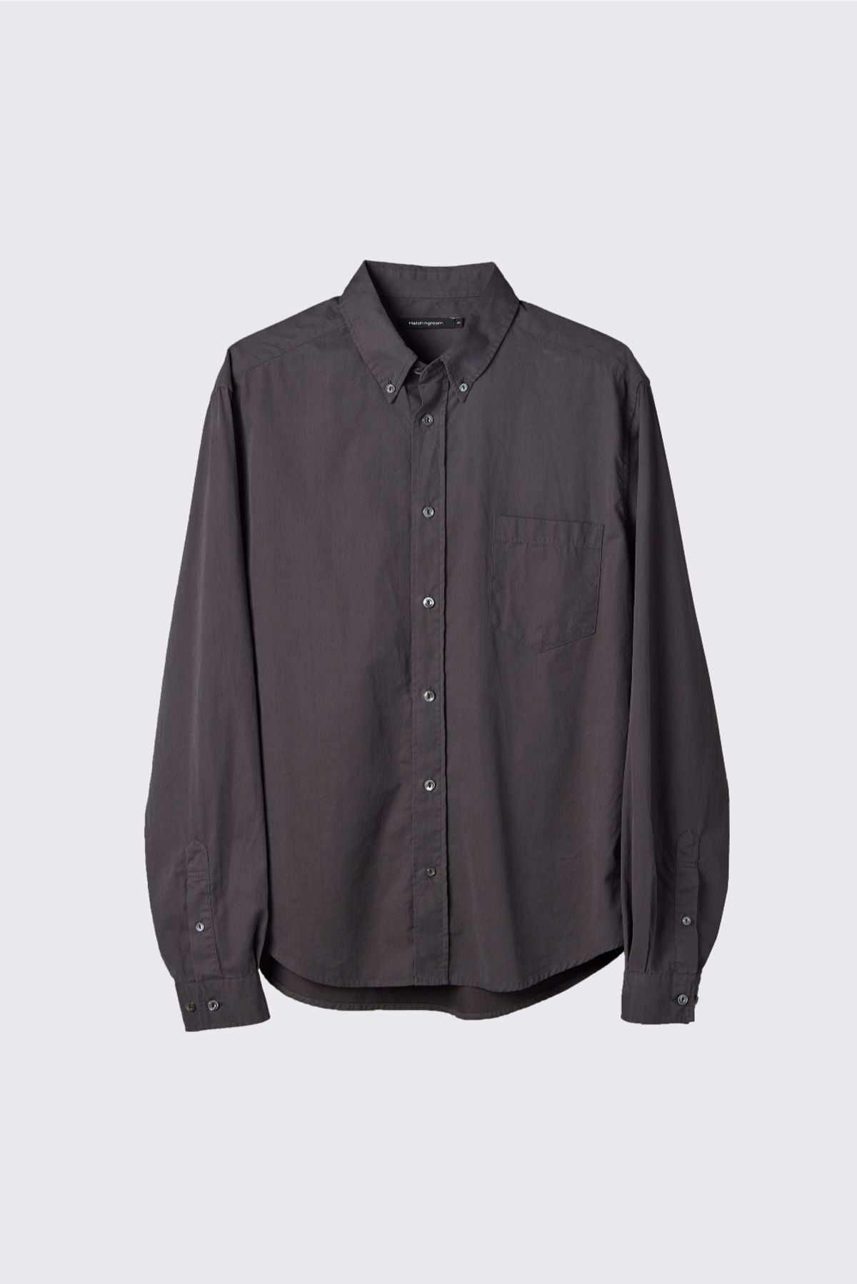 해칭룸(HATCHINGROOM) Out Button Shirt Charcoal