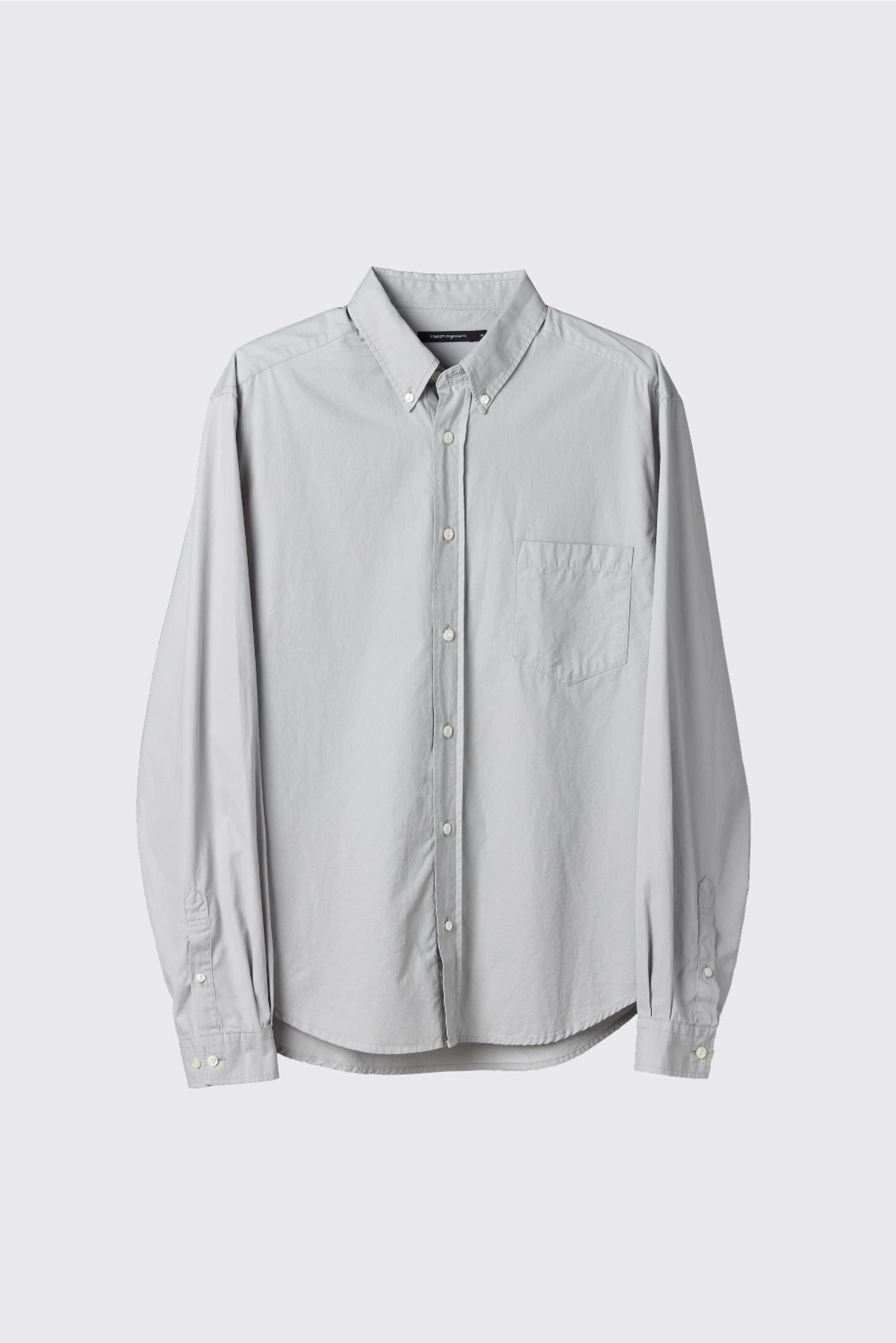 해칭룸(HATCHINGROOM) Out Button Shirt Silver