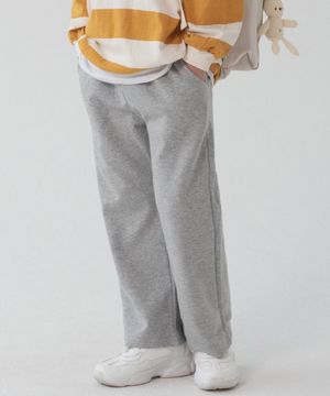 에센셜 세미 와이드 스웨트팬츠 (멜란지)