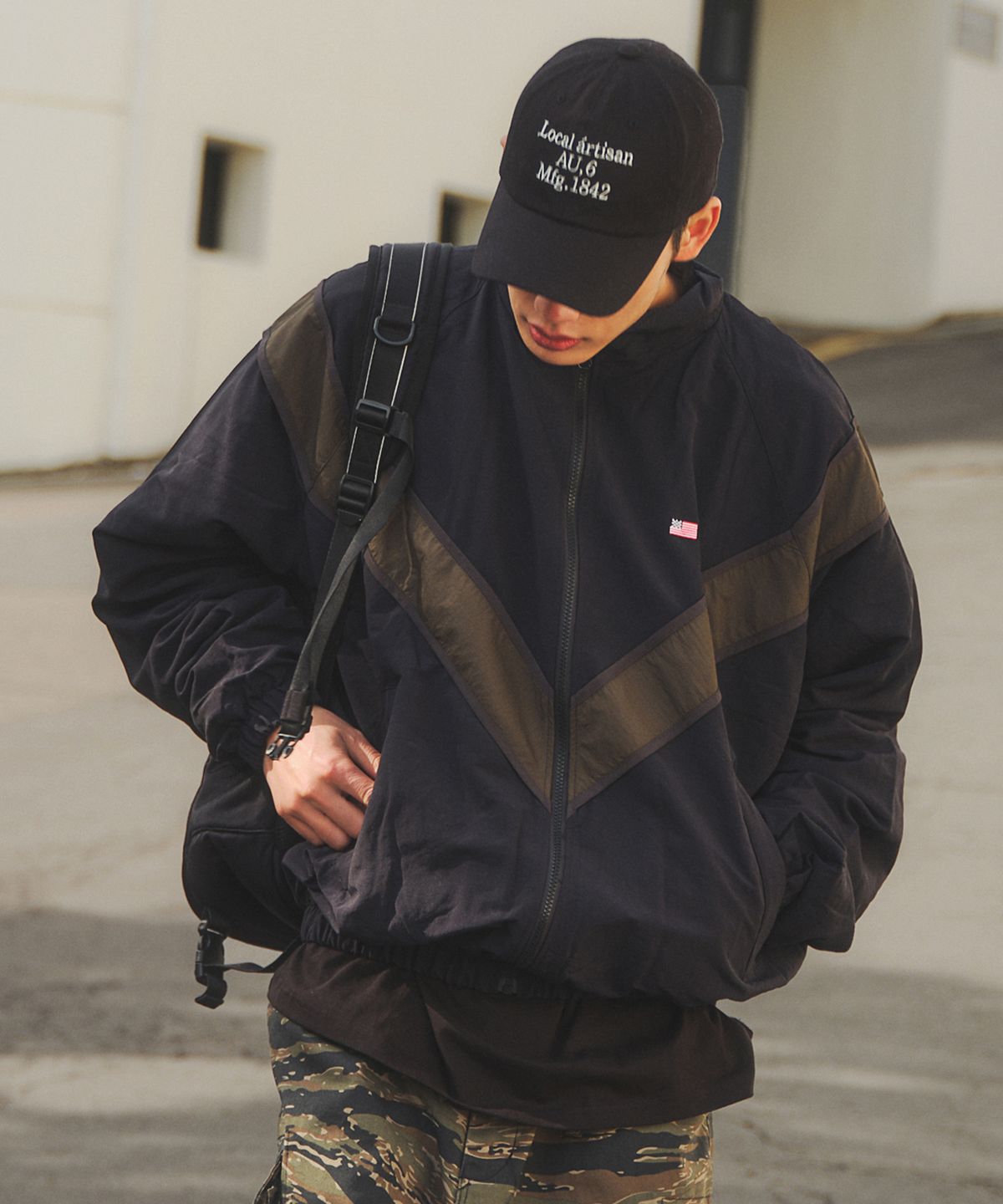카네이테이(KANEITEI) IPFU WIND BREAKER (BLACK)