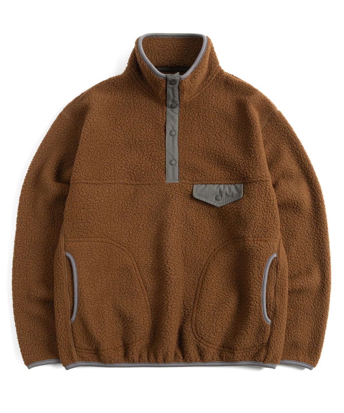 와일드 브릭스(WILD BRICKS) WB FLEECE PULLOVER (brown)