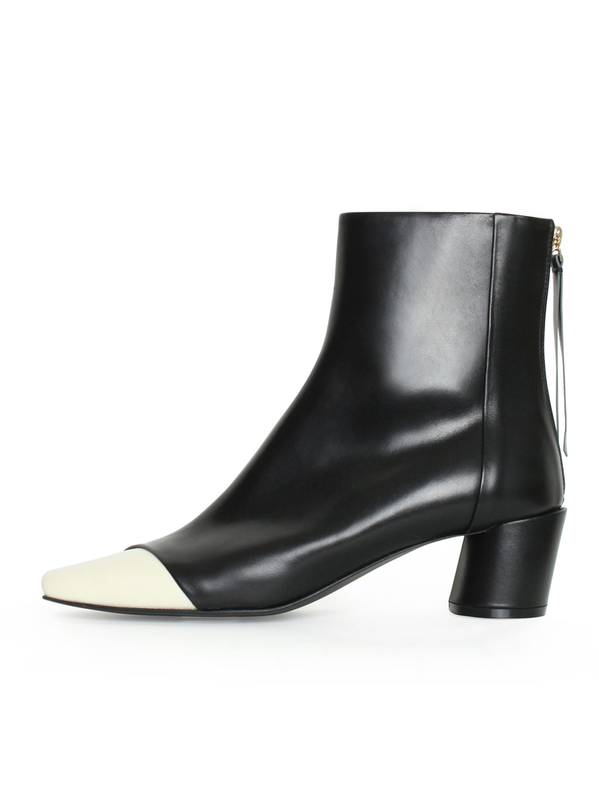 꼼므지(COMMEGEE) 2COM Ankle Boots / CG1051IVBK