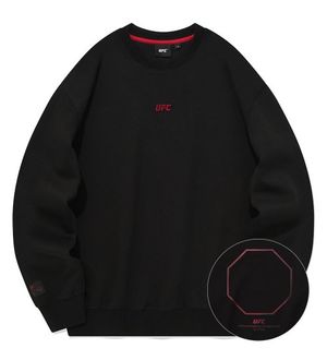 UFC 옥타곤 릴렉스핏 맨투맨 블랙 U2SWU3103BK