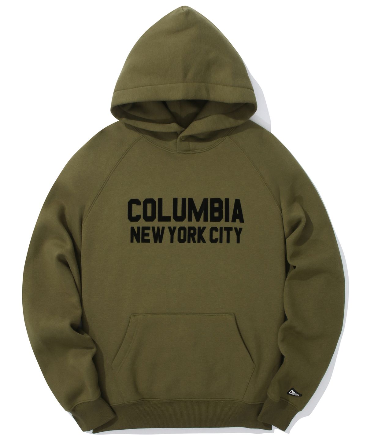 컬럼비아 유니버시티(COLUMBIA UNIVERSITY) NY BLACKSERIES OVER-FIT FLEECE HOODIE 카키브라운
