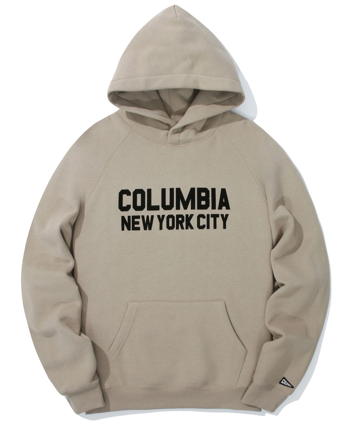 컬럼비아 유니버시티(COLUMBIA UNIVERSITY) NY BLACKSERIES OVER-FIT FLEECE HOODIE 네추럴베이지