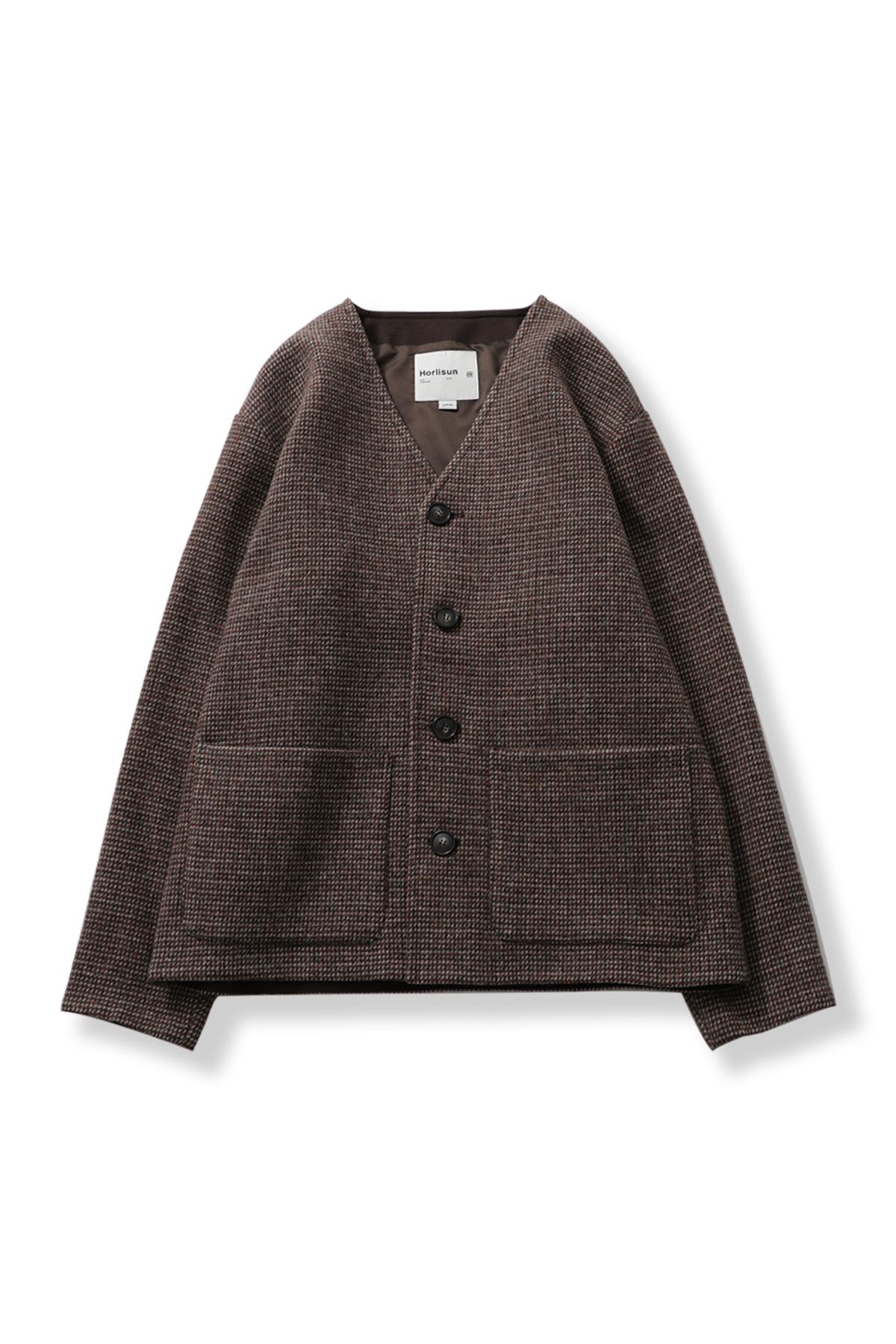 홀리선(HORLISUN) Marion Alpaca Jacket Brown